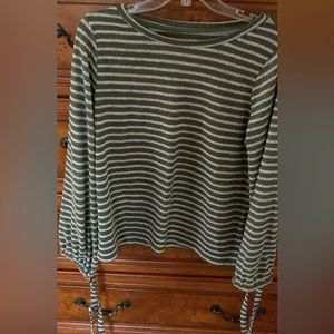 Striped light sweater